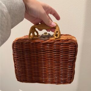 Woven Rattan Handbag